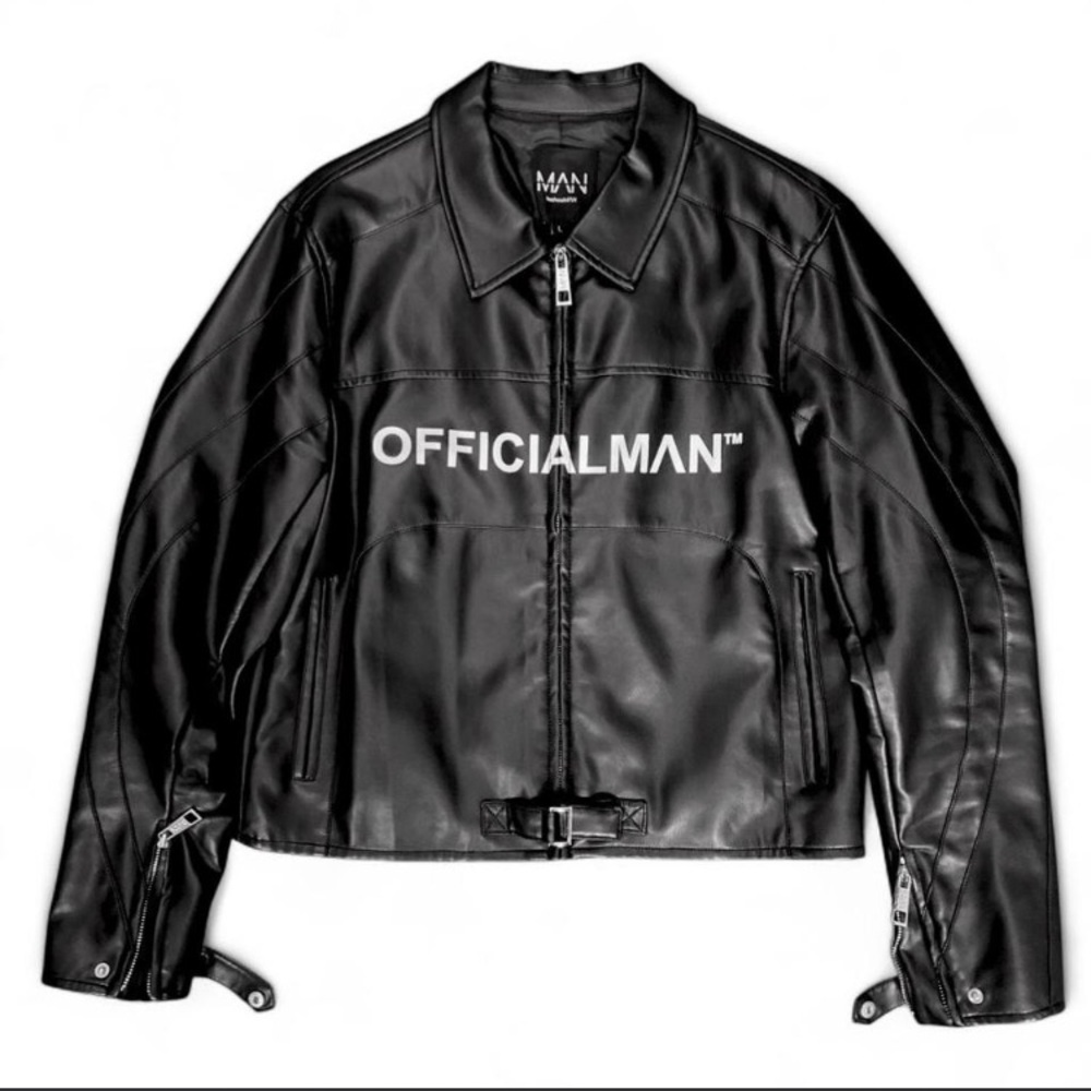 Boohoo Black Leather Jacket